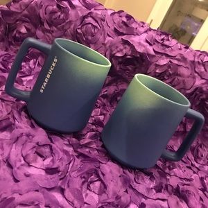 💙💚 Starbucks Ombré Mug Set 💚💙